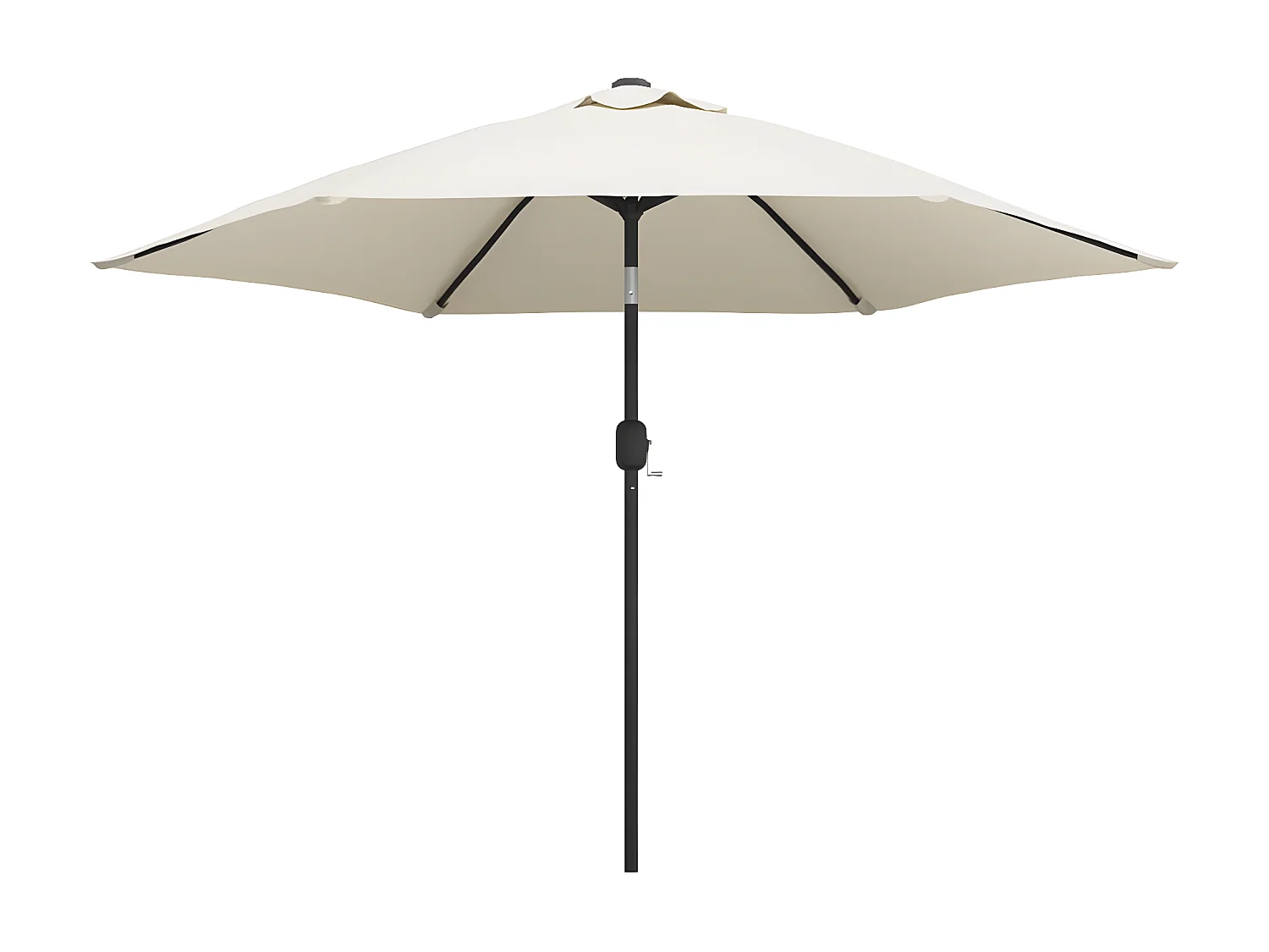 Parasol cantilever à LED 3 m blanc sable WVGQ2137