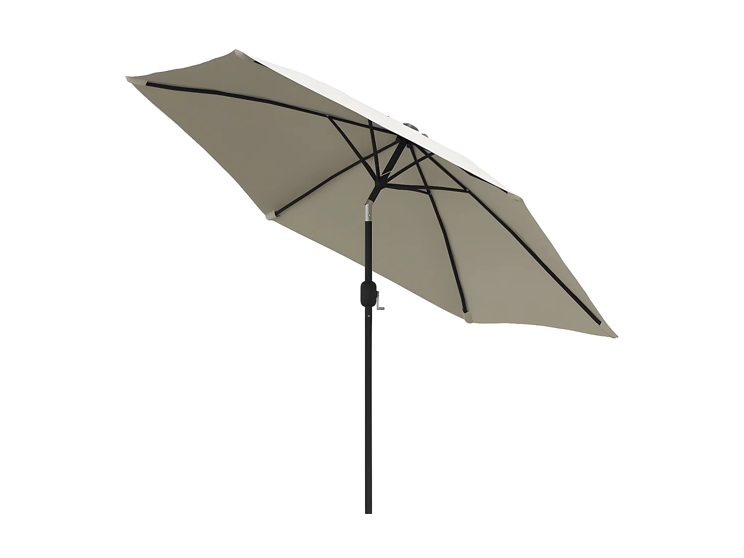 Parasol cantilever à LED 3 m blanc sable WVGQ2137