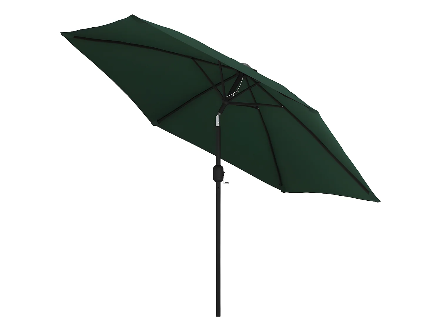 Parasol cantilever à LED 3 m vert WVGQ2316