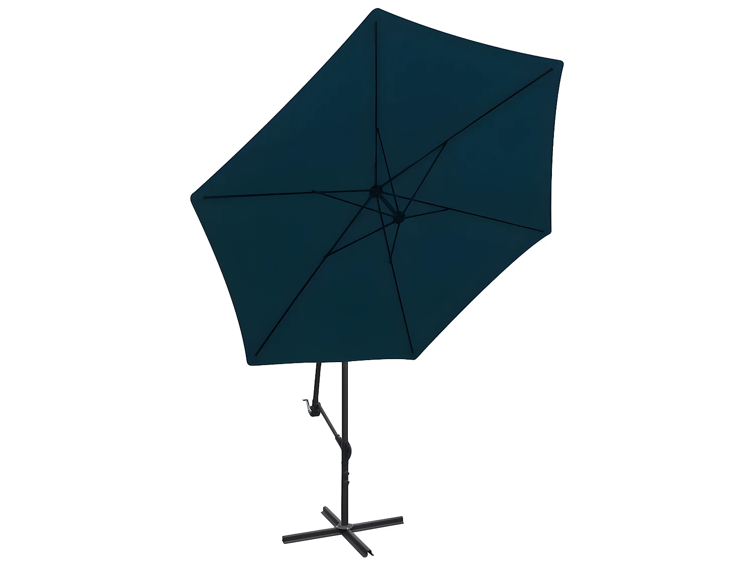 Parasol en porte-à-faux 3 m Bleu WVGQ7388