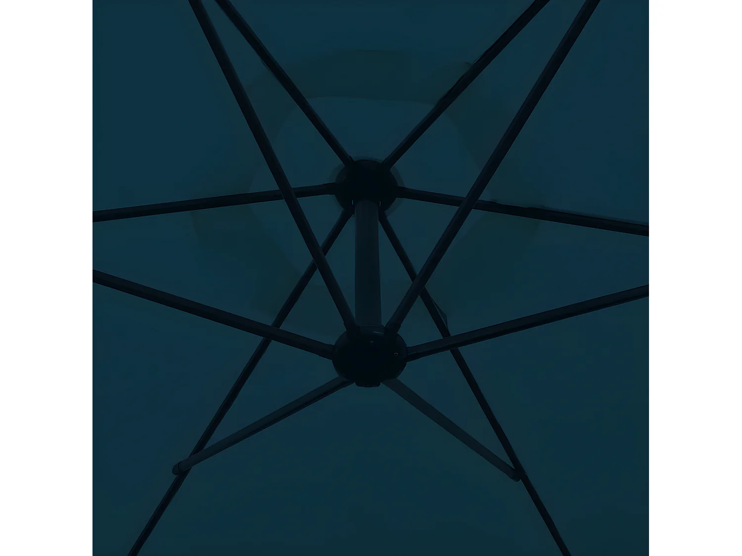 Parasol en porte-à-faux 3 m Bleu WVGQ7388