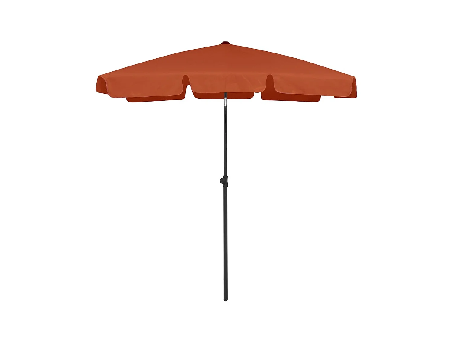 Guarda-sol de praia 180x120 cm terracota PT397564
