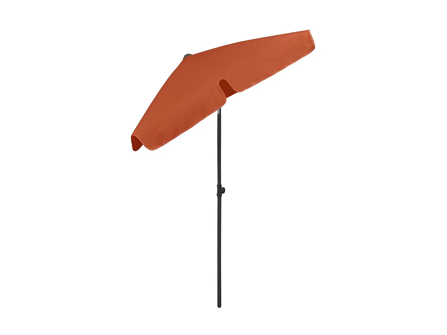 Guarda-sol de praia 180x120 cm terracota PT397564