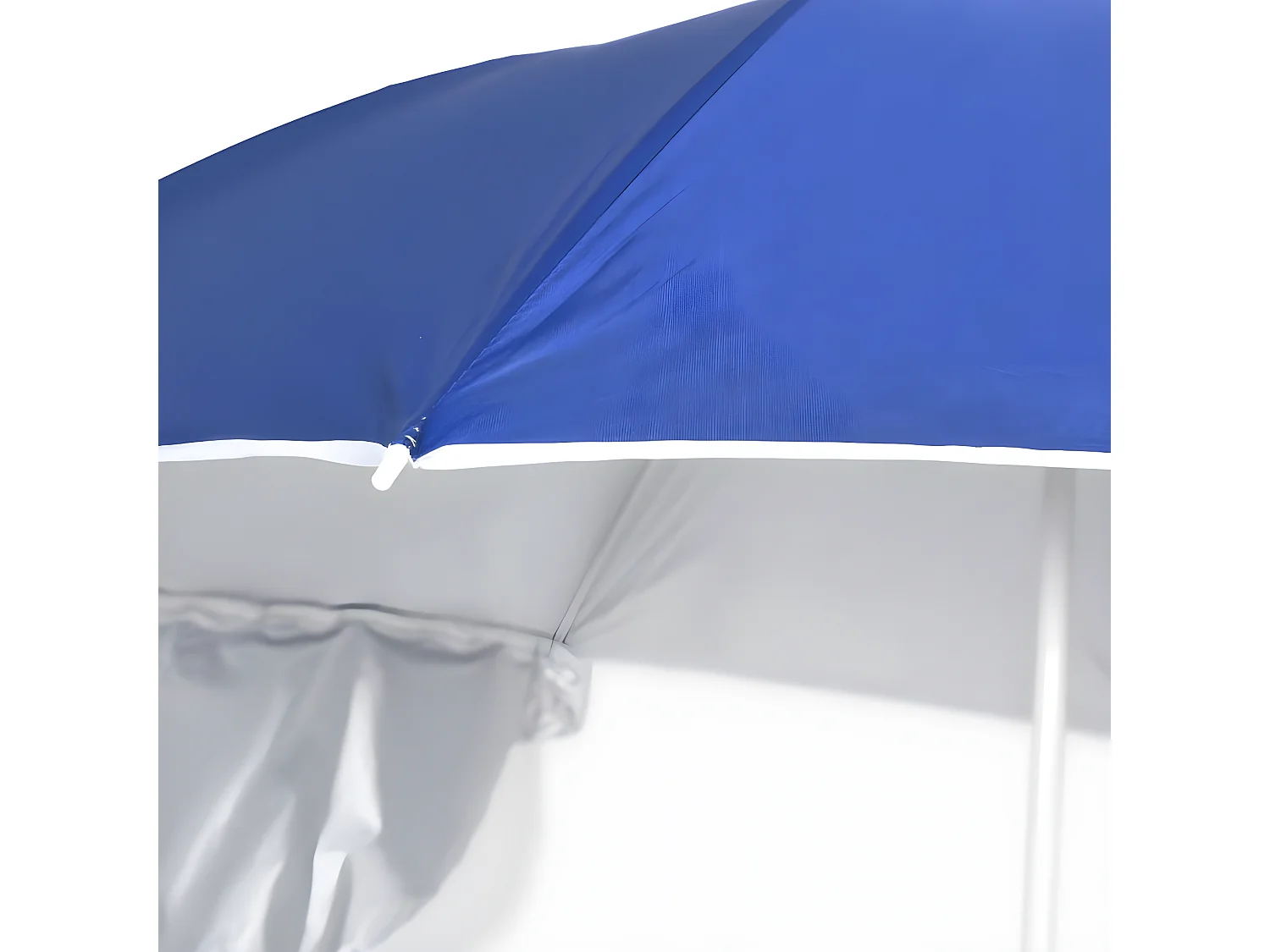 Guarda-sol de praia com paredes laterais 215 cm azul PT727890