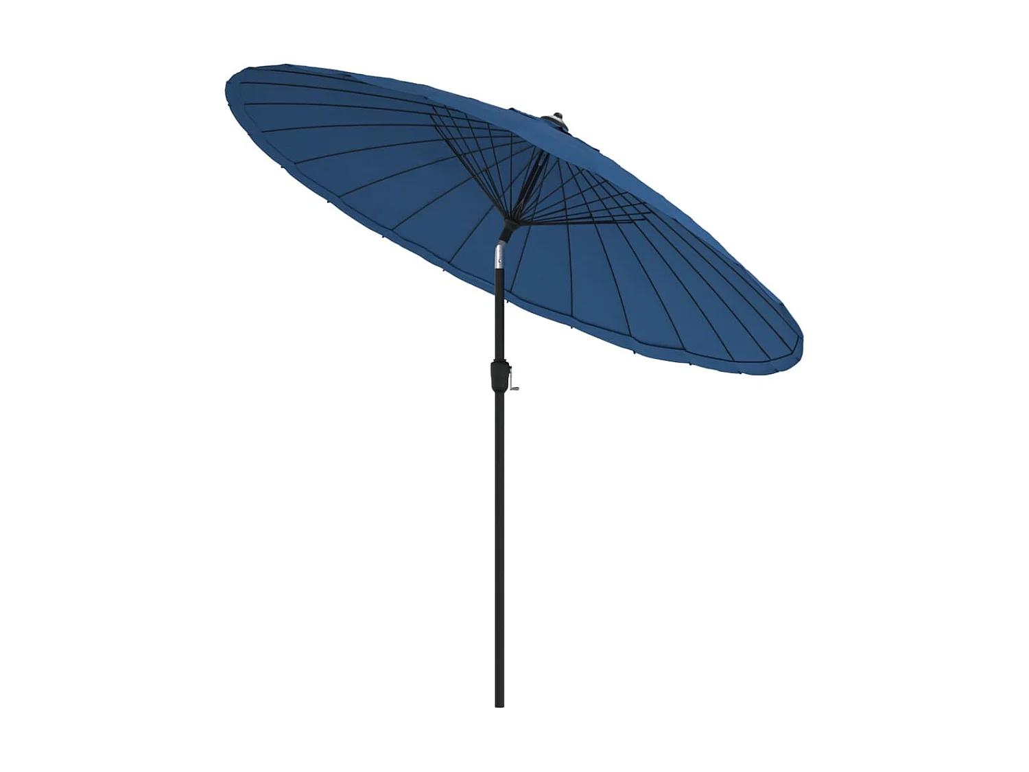 Guarda-sol de exterior c/ mastro alumínio 270 cm azul-ciano PT504234