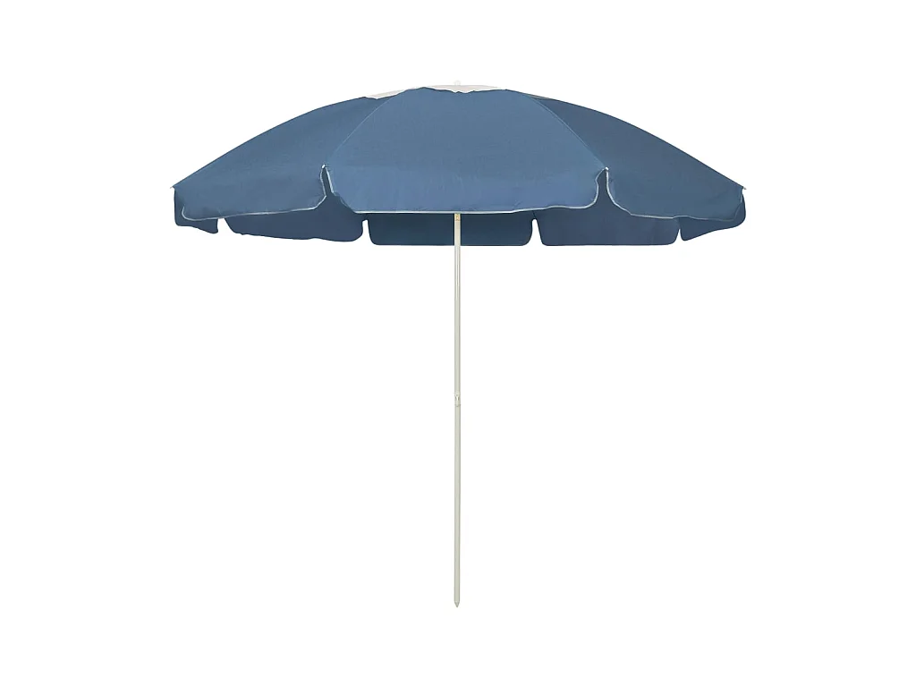 Parasol de plage Bleu 240 cm WVGQ3083