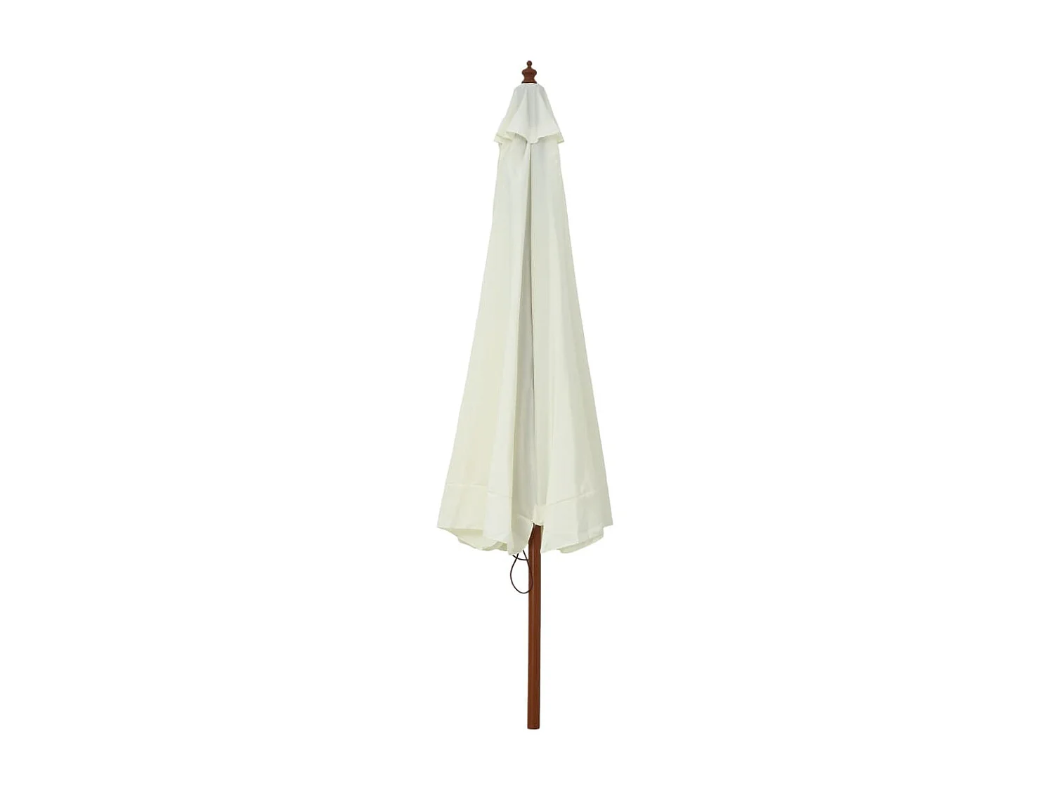 Parasol met houten paal 330 cm zandwit NL867736