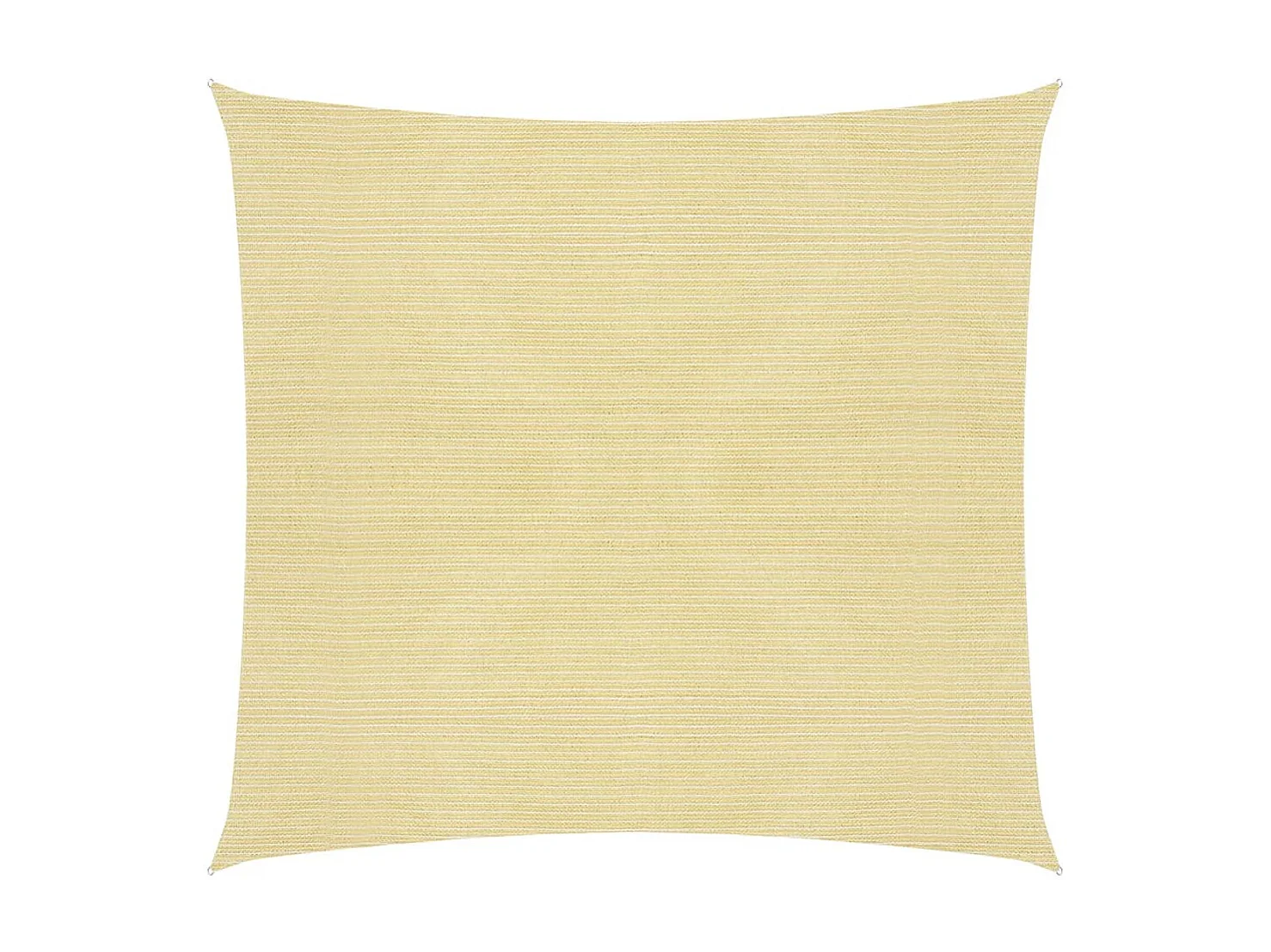 Parasol en PEHD carré 3,6 x 3,6 m Beige WVGQ4777