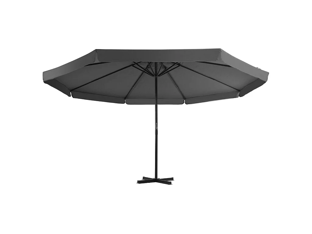Parasol met draagbare voet antraciet NL354316