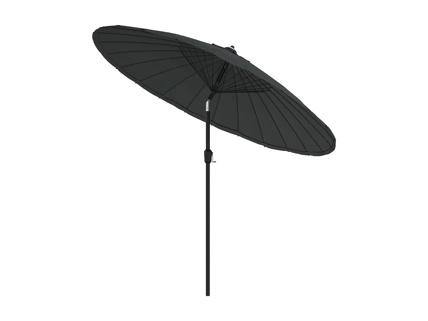 Parasol d'extérieur avec mât en aluminium 270 cm Anthracite WVGQ5148