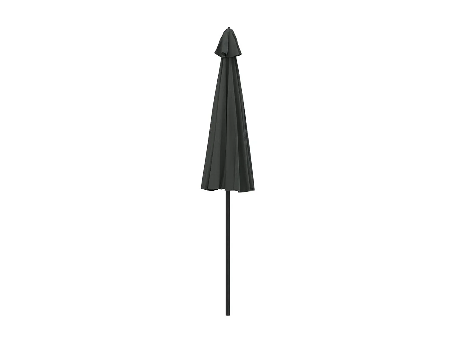 Parasol d'extérieur avec mât en aluminium 270 cm Anthracite WVGQ5148
