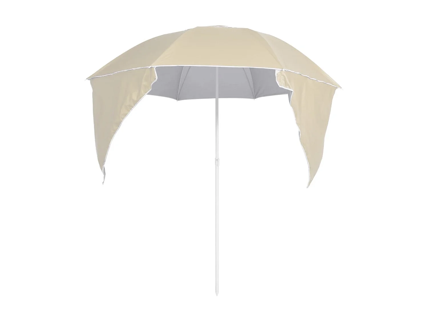 Parasol de plage avec parois latérales Sableux 215 cm WVGQ7636