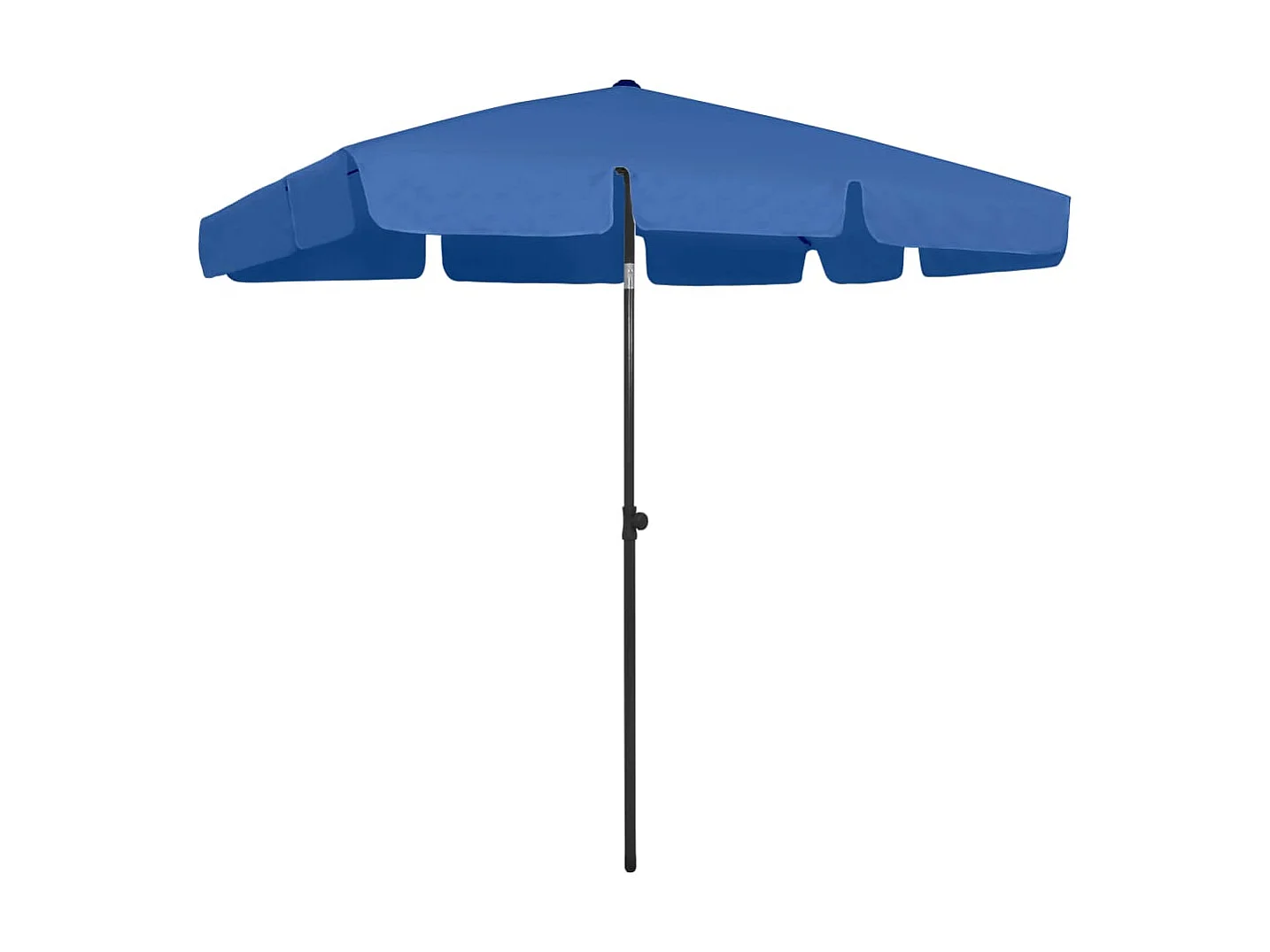 Parasol de plage bleu azur 200x125 cm WVGQ9557