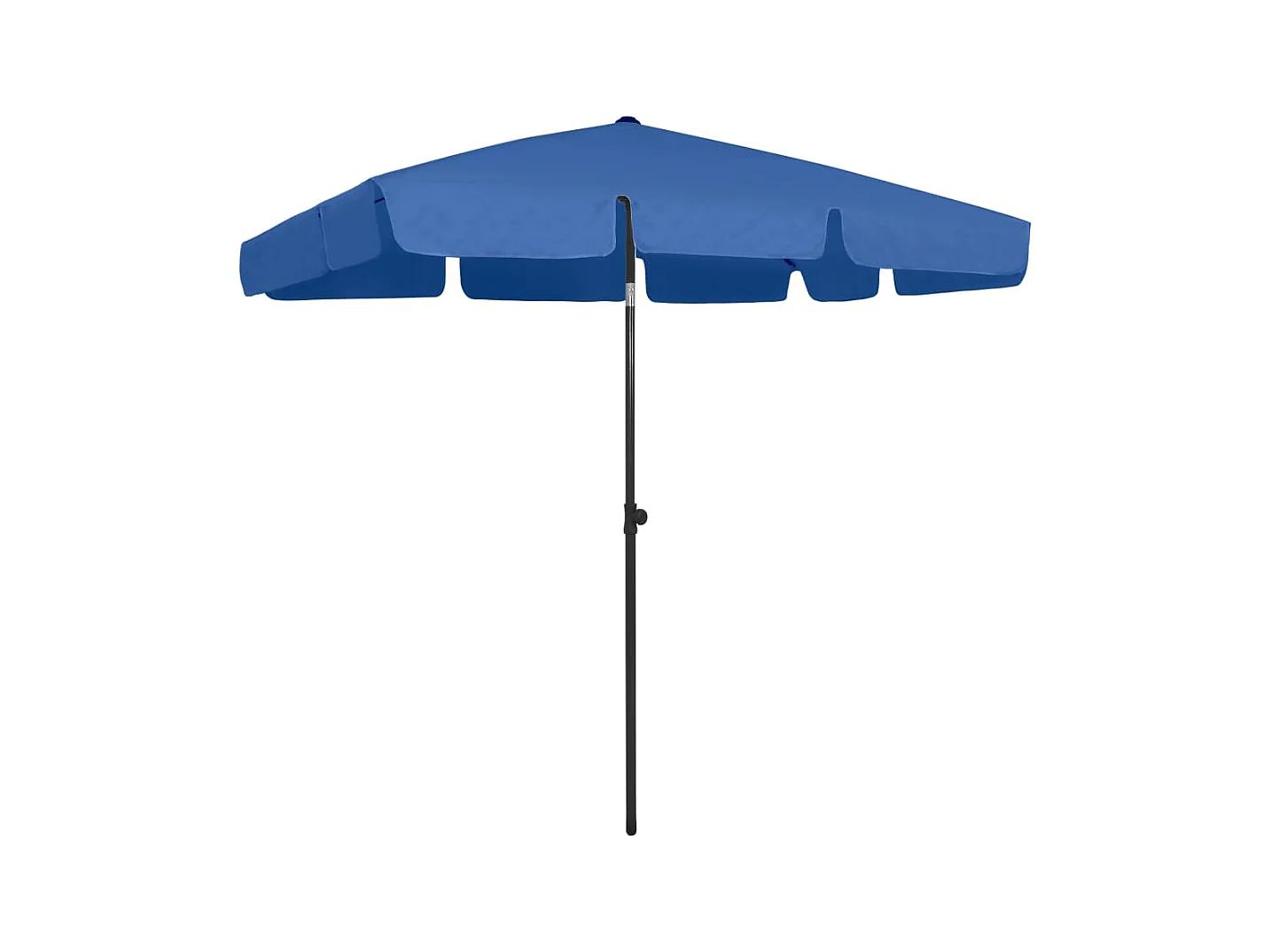 Parasol de plage bleu azur 200x125 cm WVGQ9557