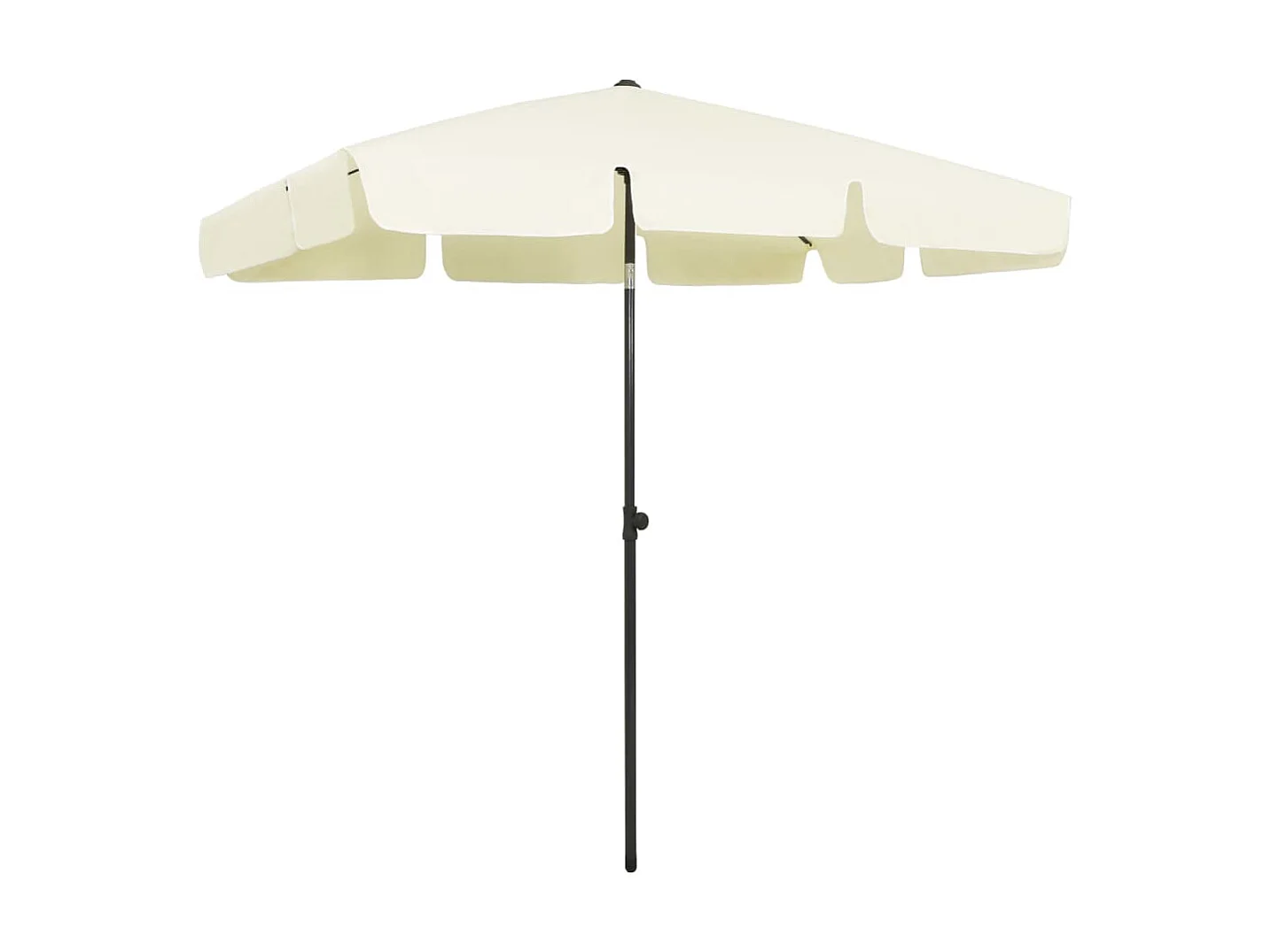 Strandparasol 200x125 cm zandgeel NL374114