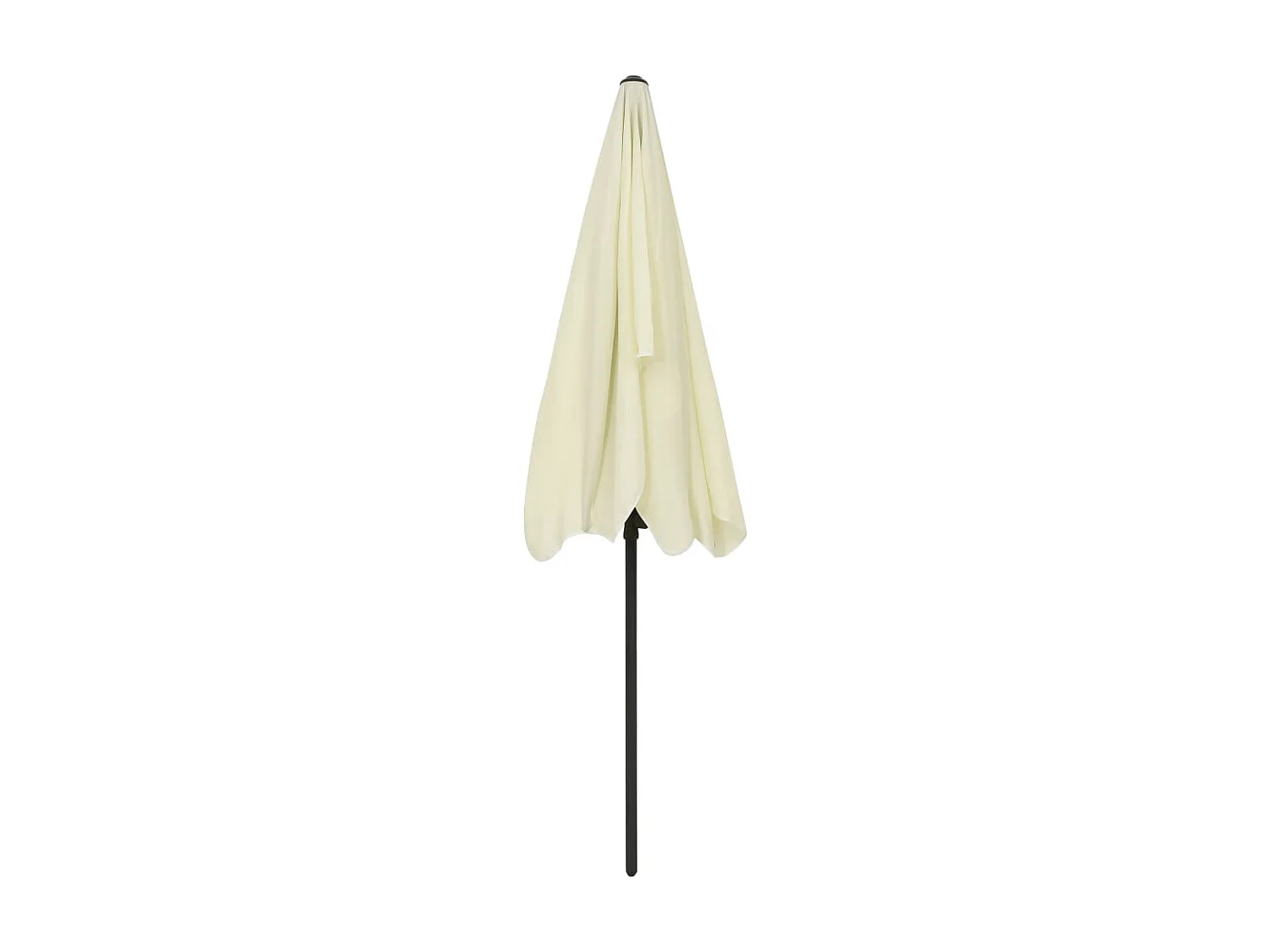Strandparasol 200x125 cm zandgeel NL374114