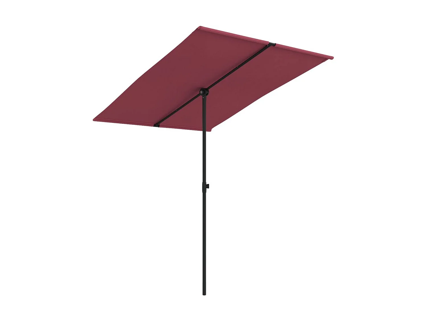 Parasol d'extérieur avec mât en aluminium 2x1,5 m Bordeaux GWE6332