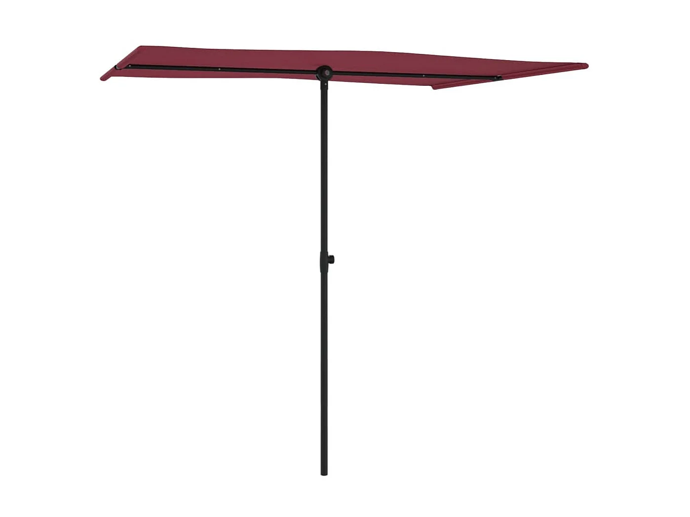 Parasol d'extérieur avec mât en aluminium 2x1,5 m Bordeaux GWE6332