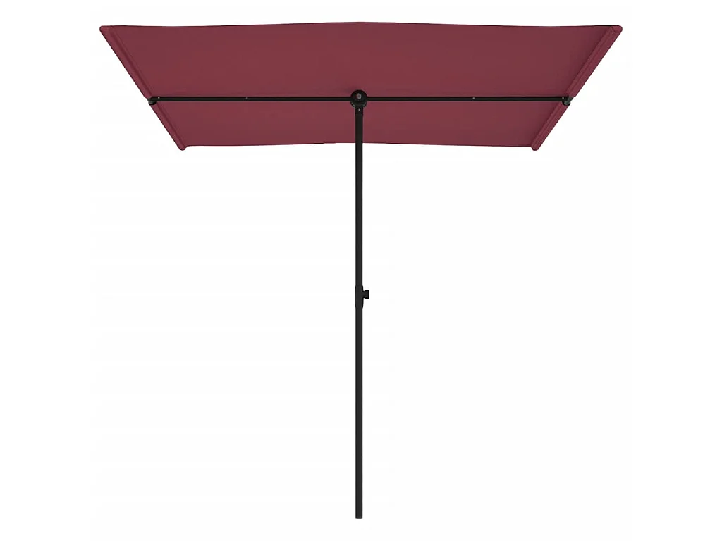 Parasol d'extérieur avec mât en aluminium 2x1,5 m Bordeaux GWE6332