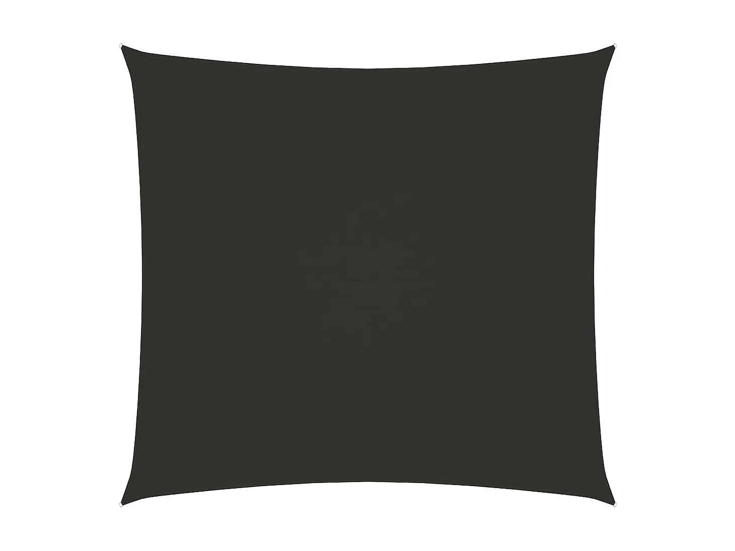 Parasol en tissu oxford carré 3x3 m anthracite WVGQ9109