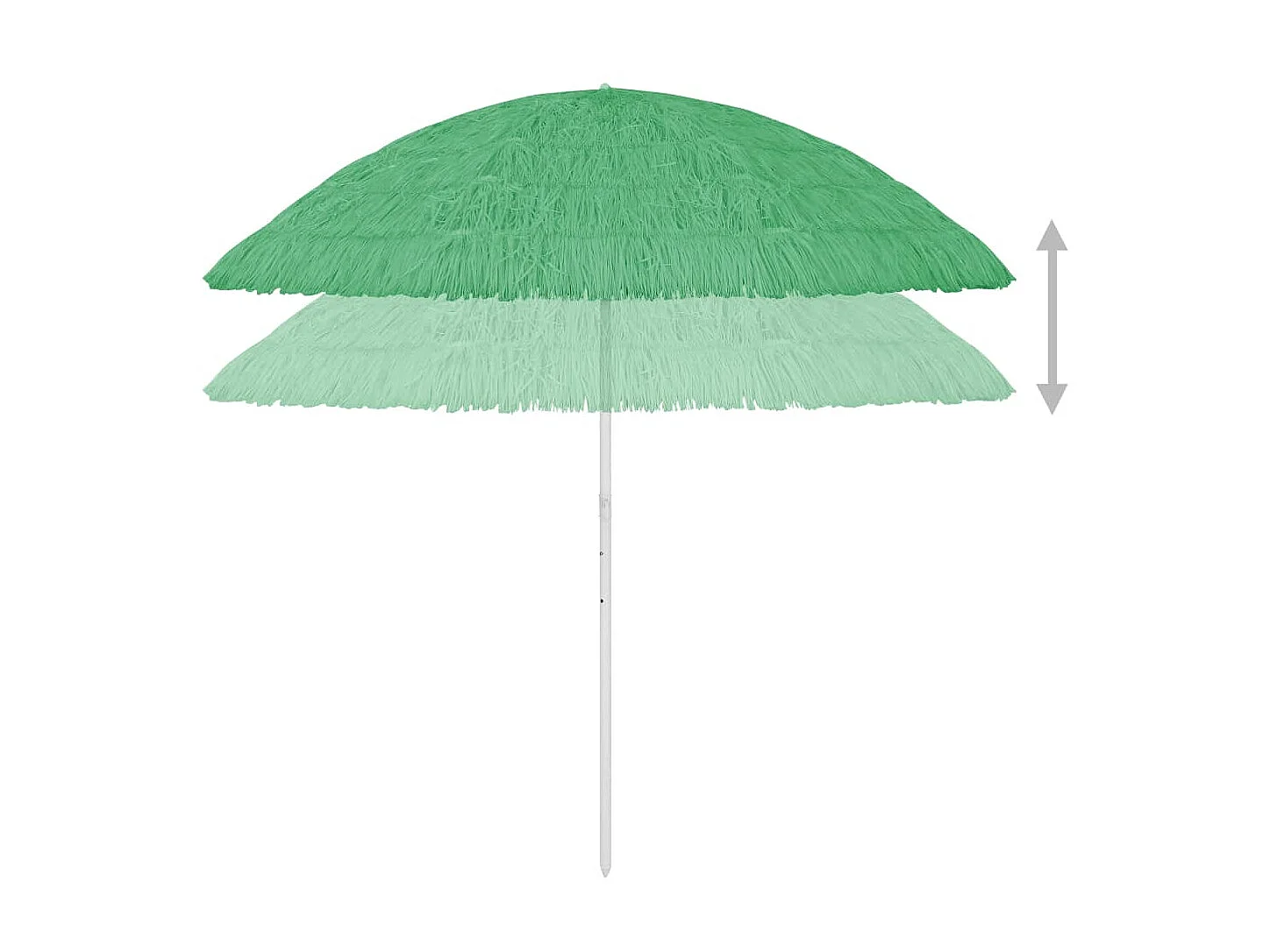 Guarda-sol de praia Hawaii 300 cm verde PT901062