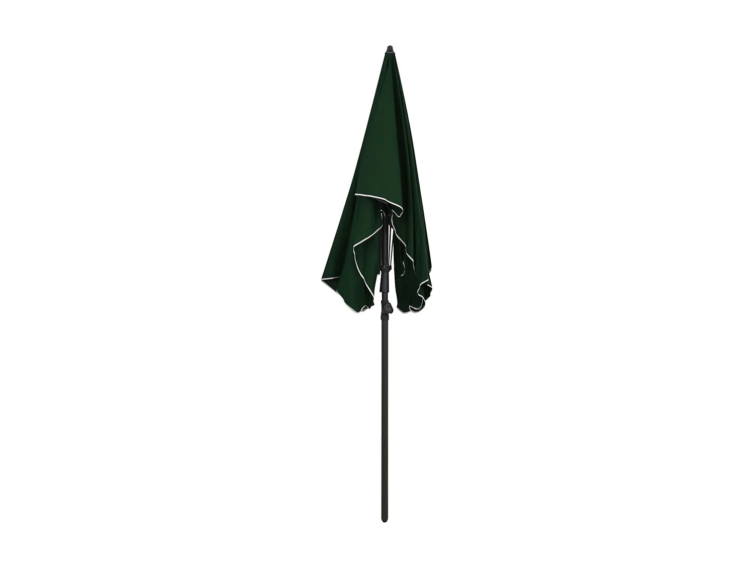 Parasol de jardin avec mât 200x130 cm Vert WVGQ5816