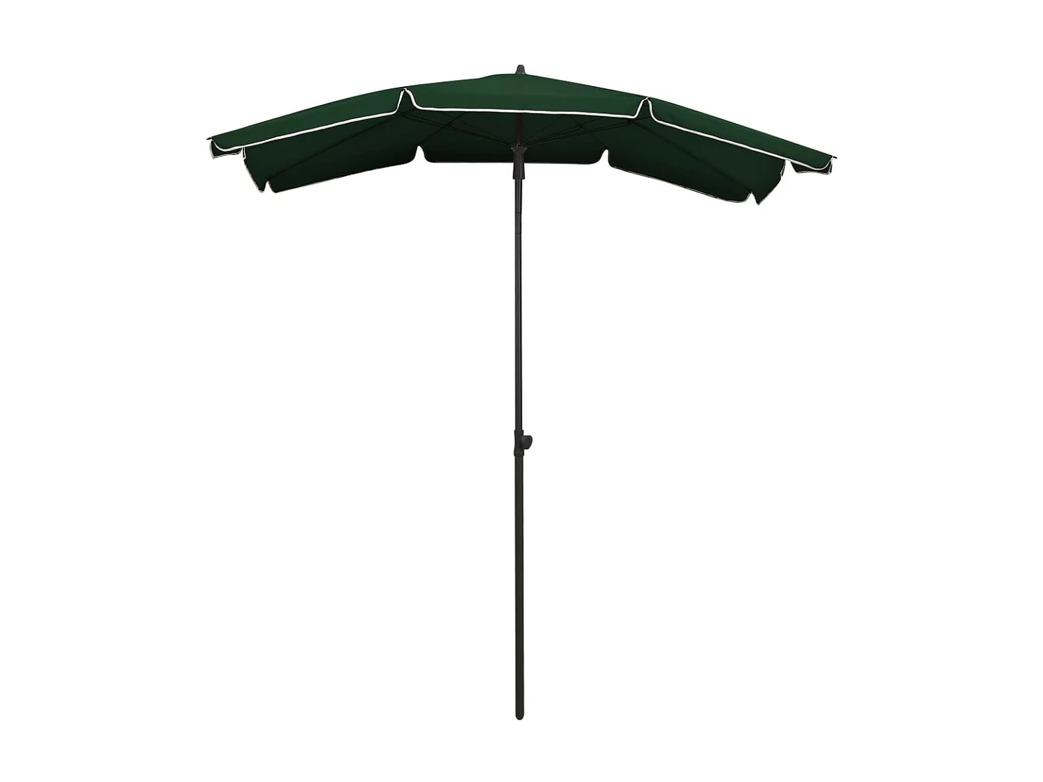 Parasol de jardin avec mât 200x130 cm Vert WVGQ5816