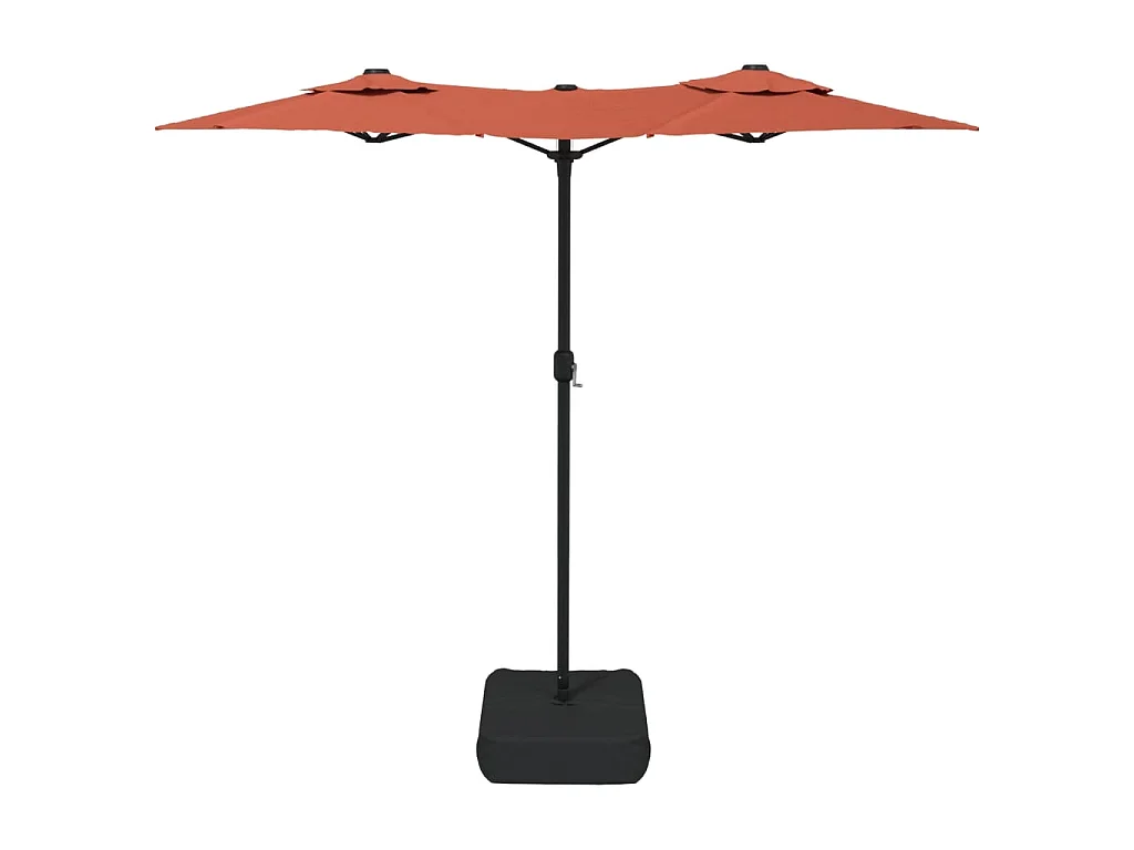 Parasol à double tête terre cuite 316x240 cm WVGQ7204
