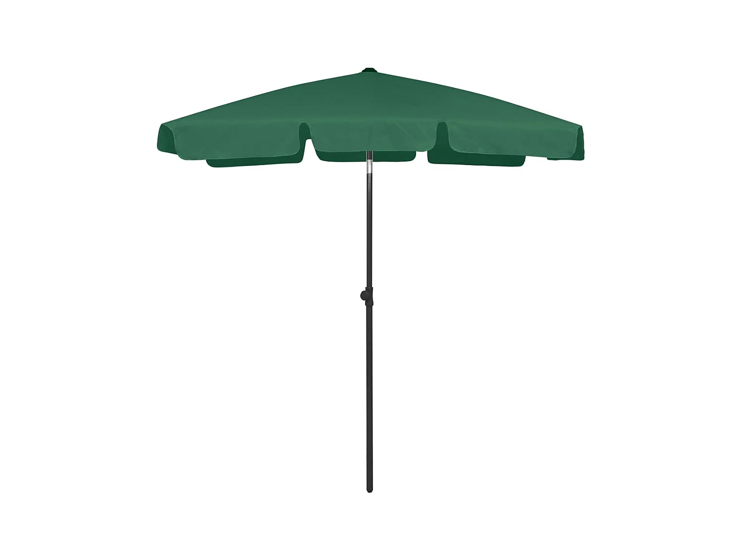 Parasol de plage vert 180x120 cm WVGQ8359