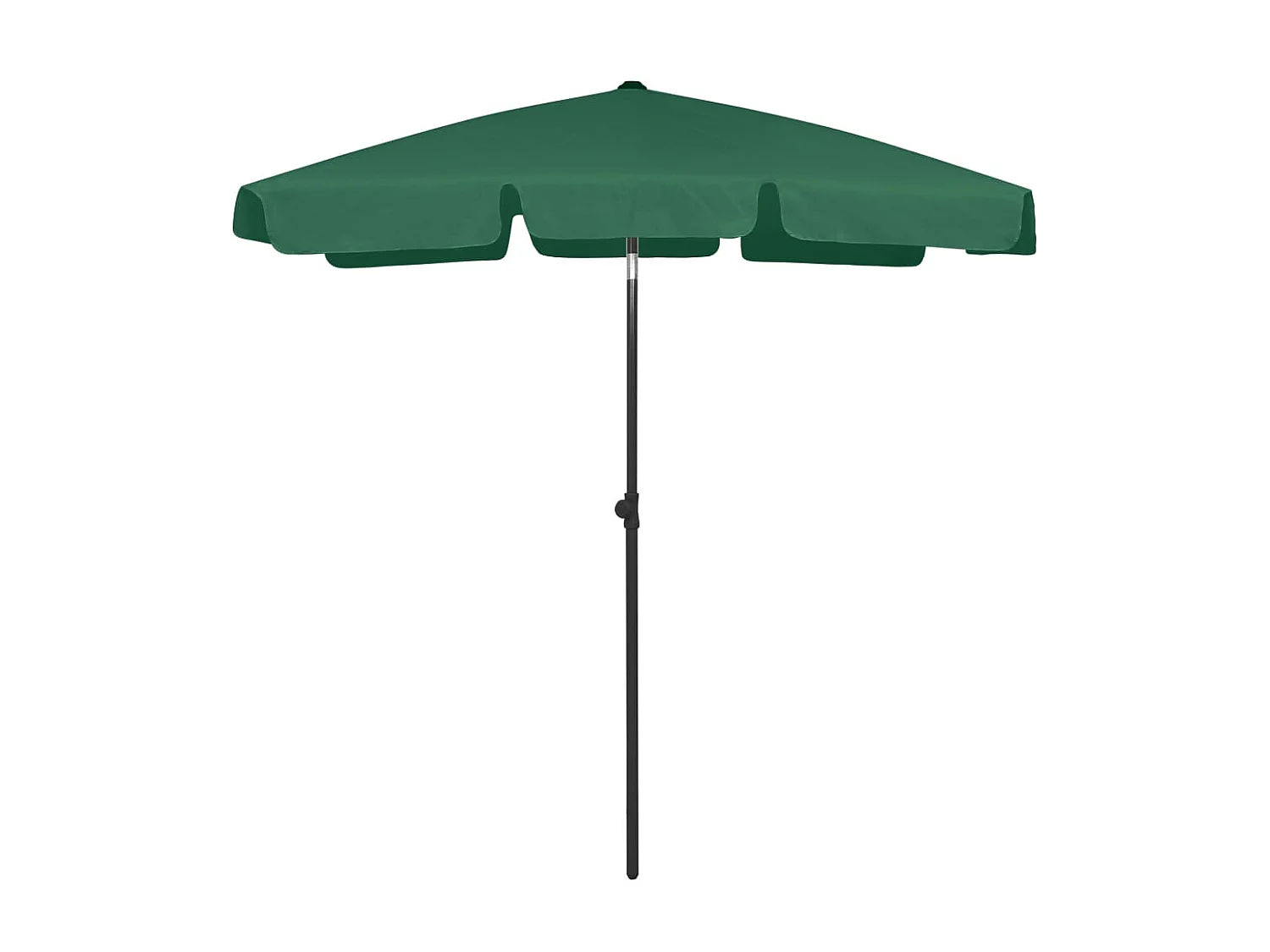 Parasol de plage vert 180x120 cm WVGQ8359