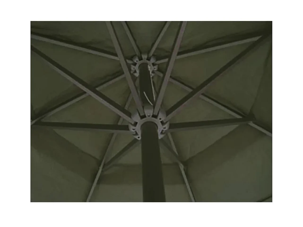 Sombrilla aluminio color crema 500 cm ES194524