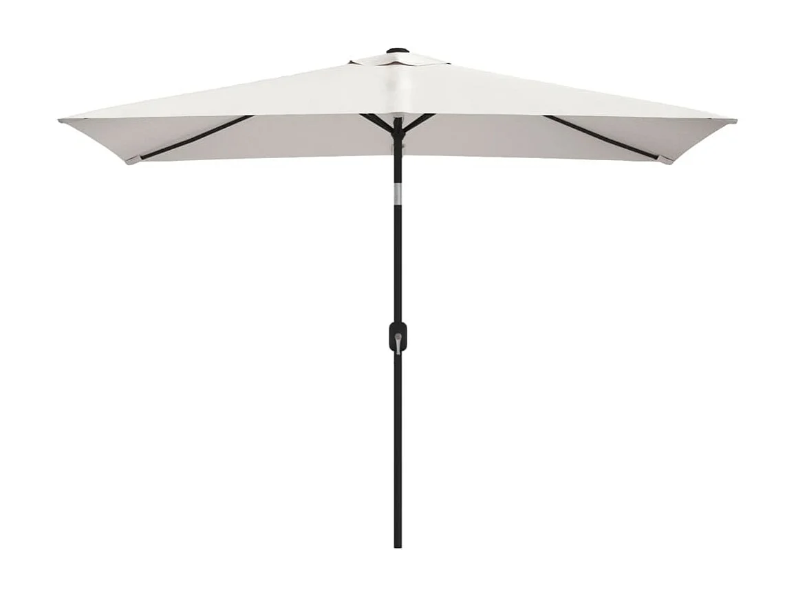 Parasol 200 x 300 cm Blanc sable Rectangulaire GWE5691
