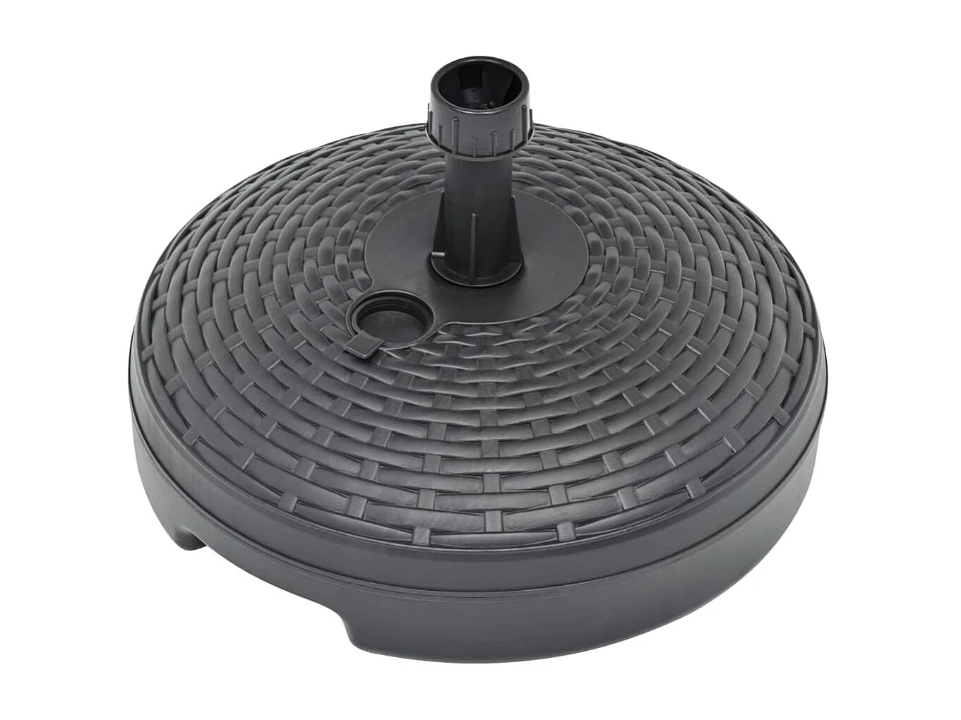 Base guarda-sol c/ areia/água 20 L plástico vime antracite PT857067