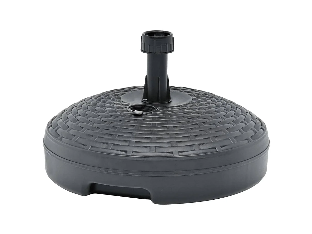 Socle de parasol rempli de sable/d'eau 20 L Plastique rotin WVGQ1190