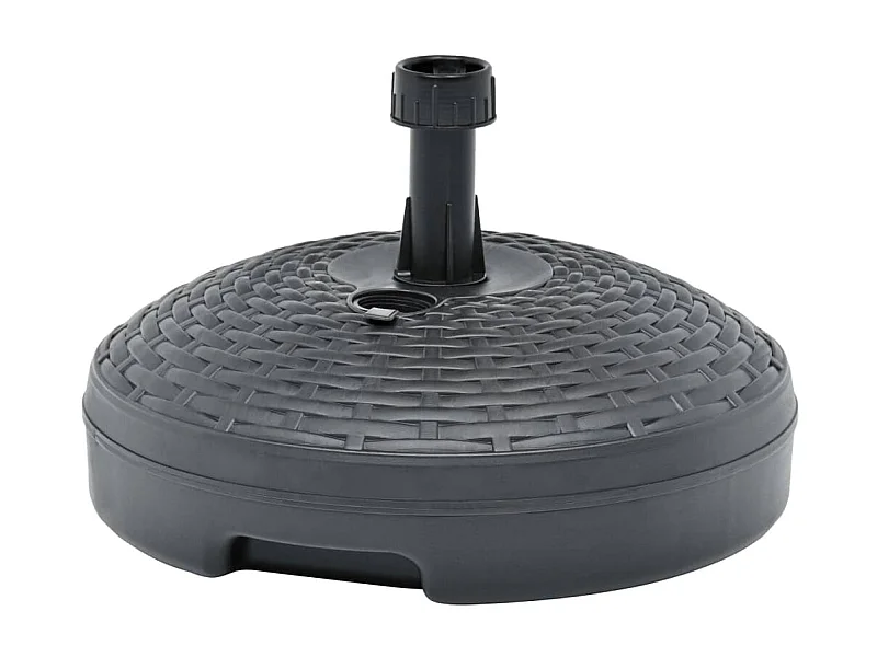 Socle de parasol rempli de sable/d'eau 20 L Plastique rotin WVGQ1190