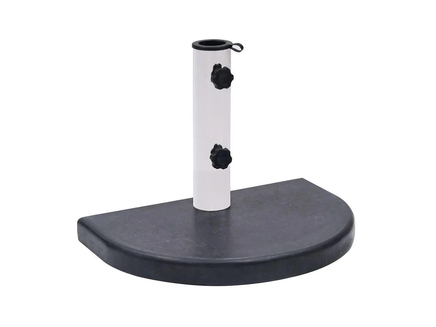 Socle de parasol Noir 40x28x4 cm Granite WVGQ4706