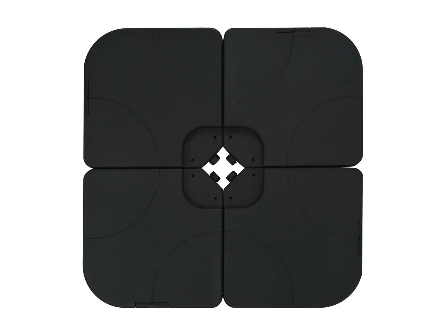 Base de guarda-sol portátil areia/água 60 L PT852940