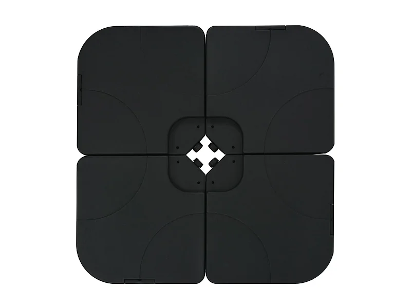 Base de guarda-sol portátil areia/água 60 L PT852940