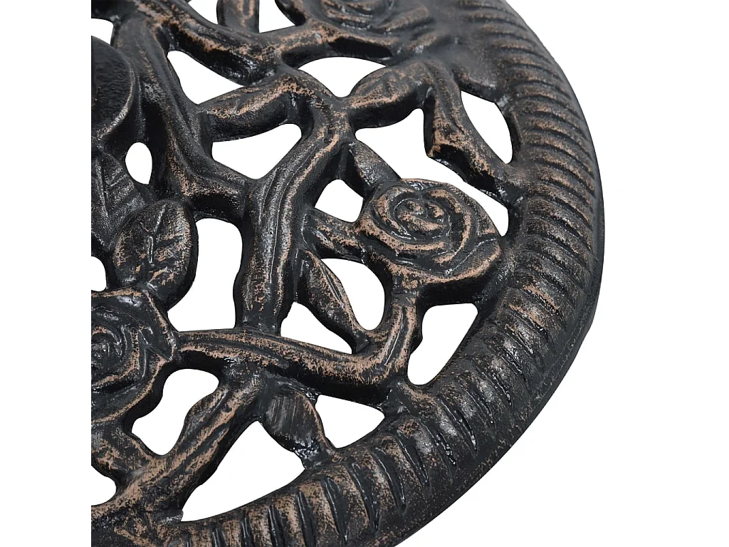Socle de parasol Bronze 12 kg 48 cm Fonte WVGQ2462