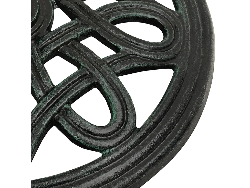 Socle de parasol Vert 40x40x32 cm Fonte WVGQ7109