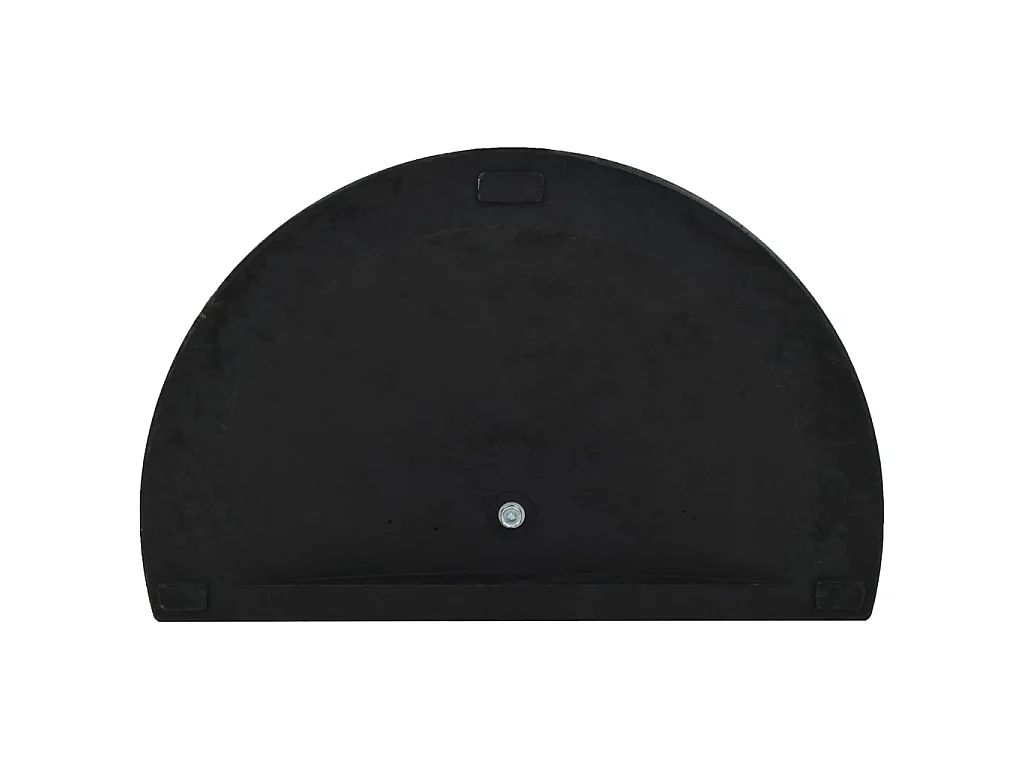 Parasolvoet halfrond 15 kg polyresin zwart NL575392