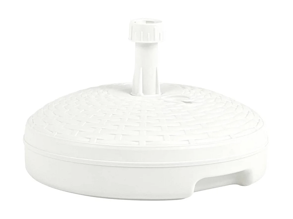 Socle de parasol rempli de sable/d'eau 20 L Plastique rotin WVGQ5453