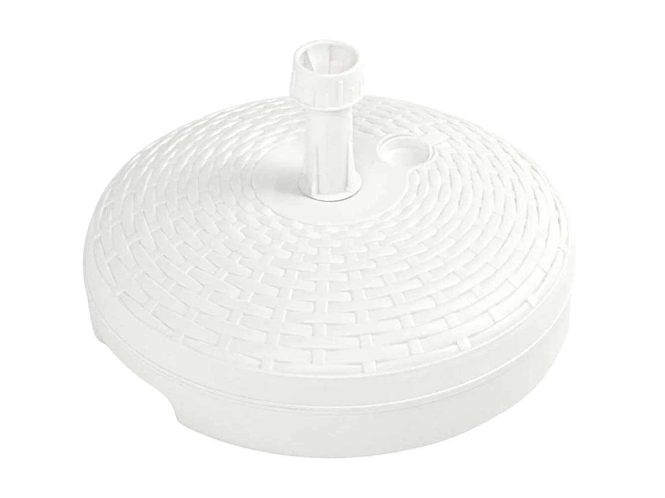 Socle de parasol rempli de sable/d'eau 20 L Plastique rotin WVGQ5453