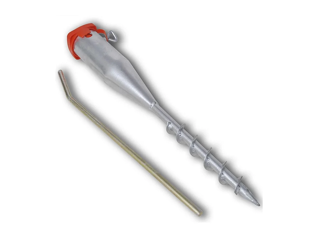 Support de parasol 55 cm acier galvanisé WVGQ1079
