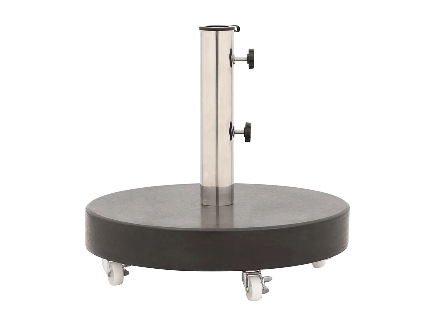 Base de guarda-sol redonda granito 30 kg preto PT106937