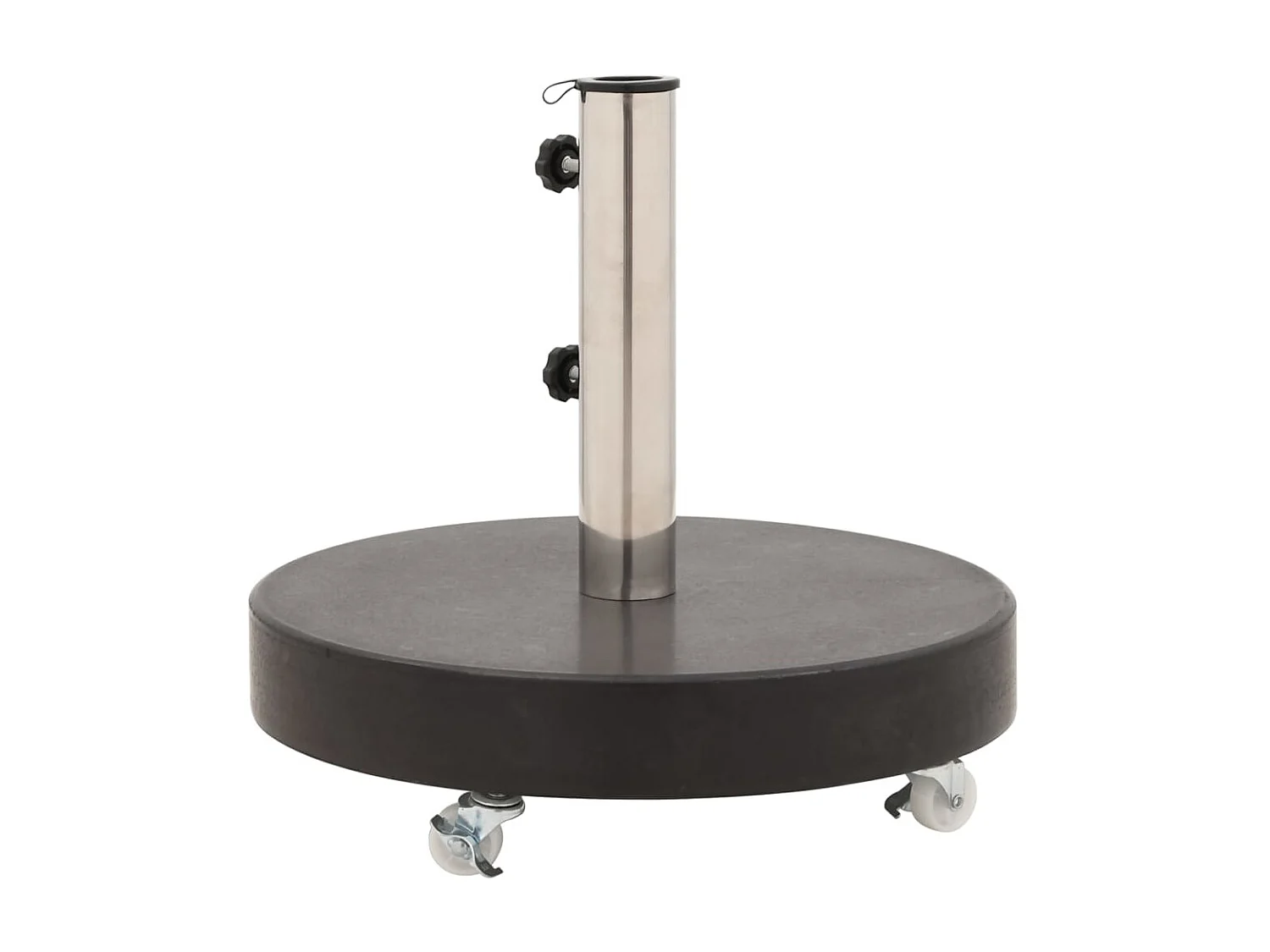 Base de guarda-sol redonda granito 30 kg preto PT106937
