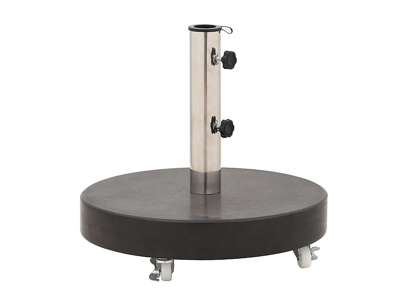 Parasolvoet rond 30 kg graniet zwart NL873515