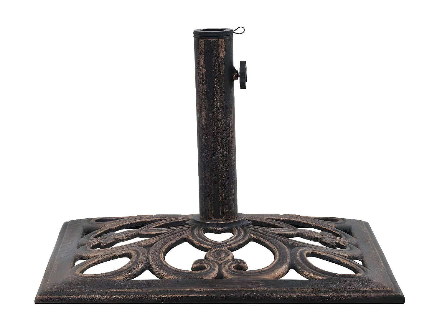 Socle de parasol Bronze 12 kg 49 cm Fonte WVGQ1024