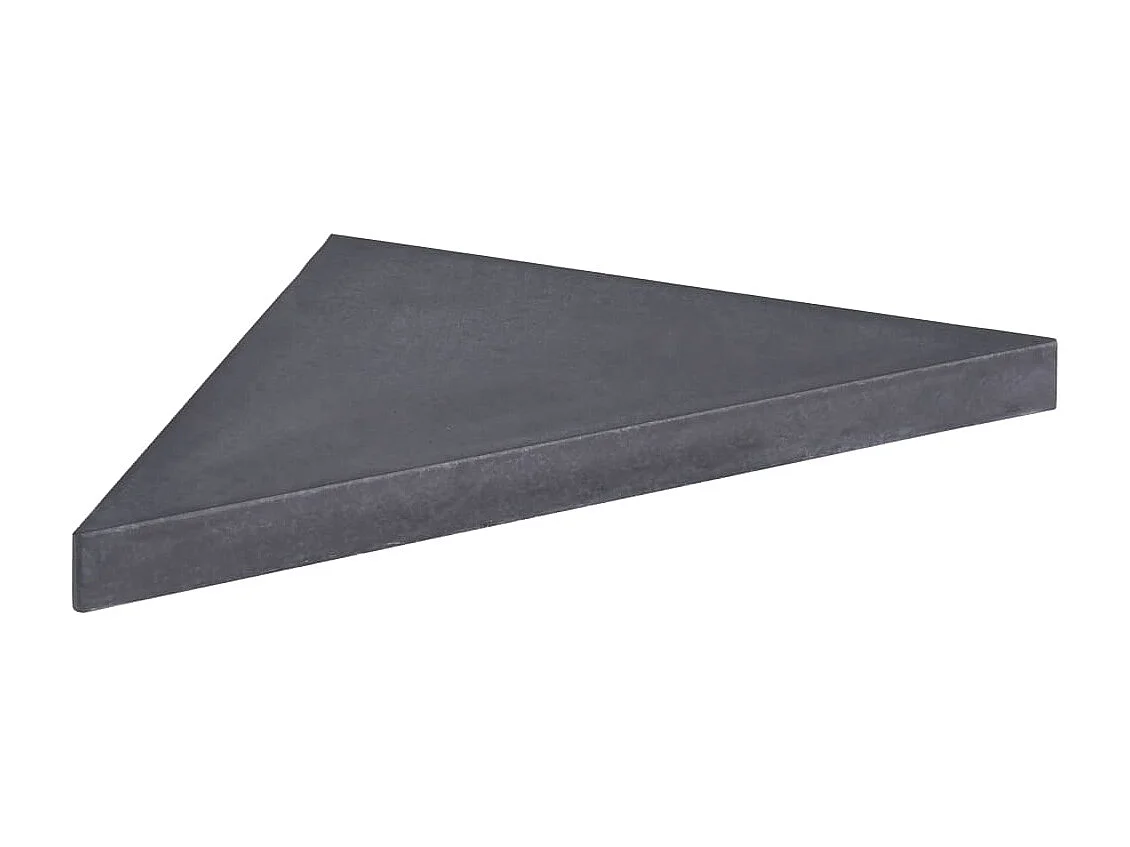 Plaque de poids de parasol Noir Granite Carré 15 kg WVGQ3835