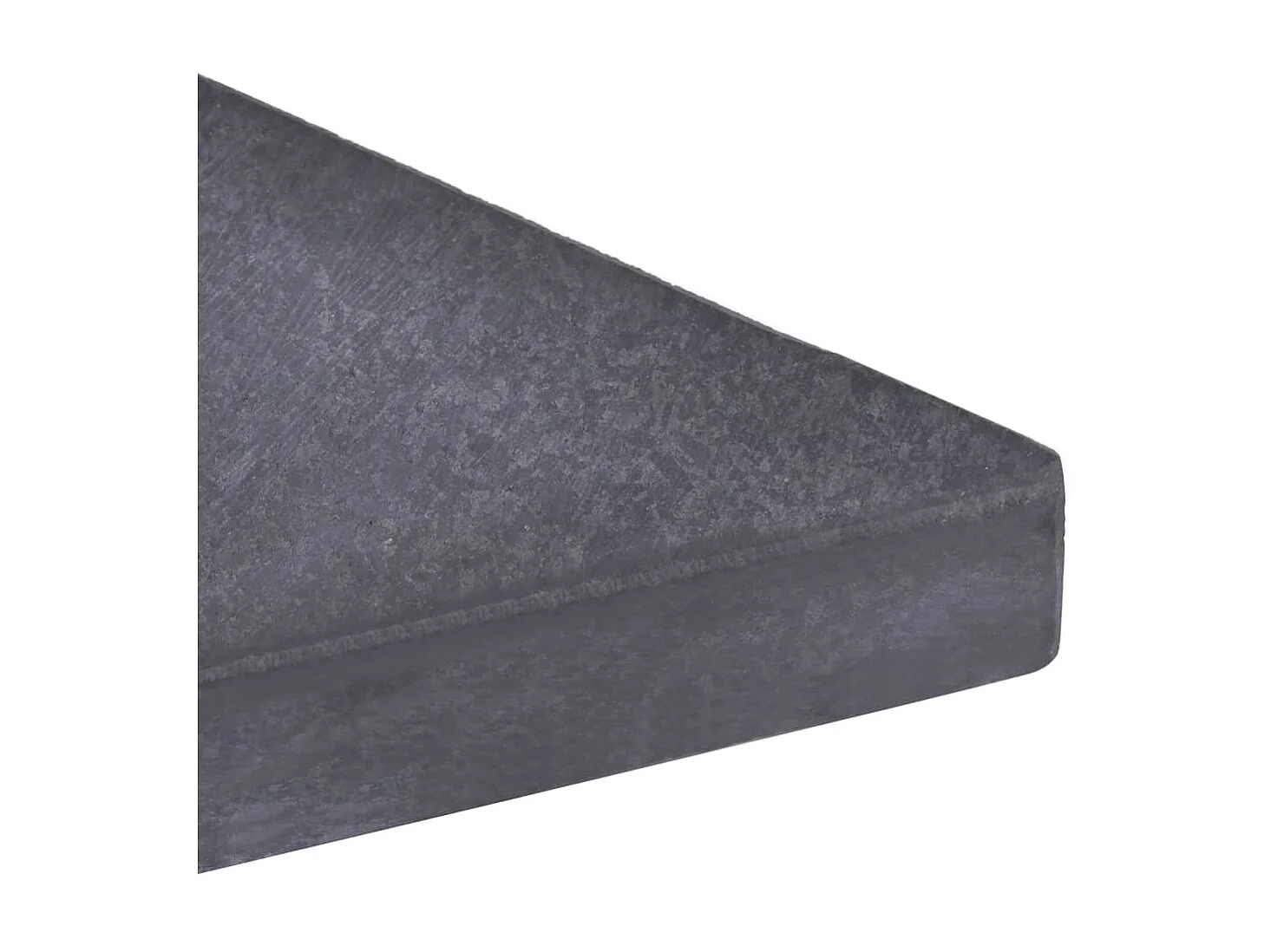 Plaque de poids de parasol Noir Granite Carré 15 kg WVGQ3835